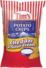 Tim's Cascade Style Potato Chips Cheddar & Sour Cream