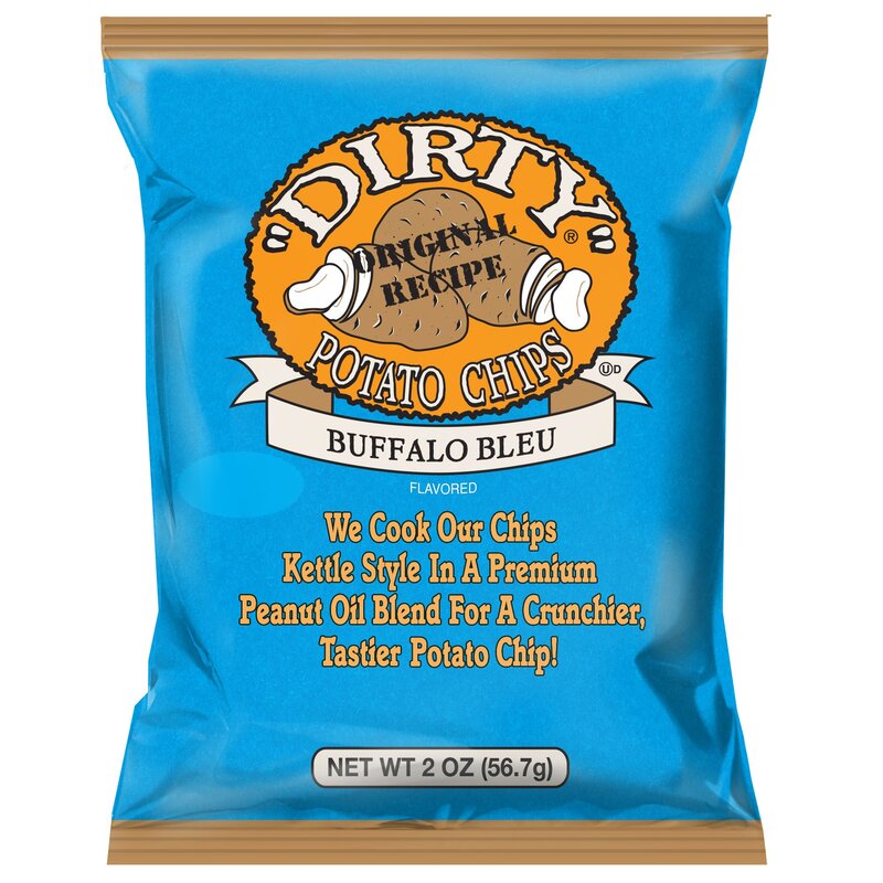 Dirty Potato Chips Buffalo Bleu