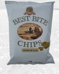 Crispo Denmark Best Bite Potato Chips Tiger Prawn & Sweet Thai Chili