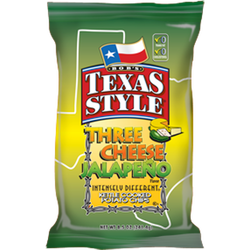 Bob's Texas Style Three Sheese Jalapeno Kettle Cooked Potato Chips