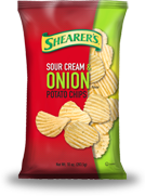 Shearers Sour Cream & Onion Rippled Original Potato Chips
