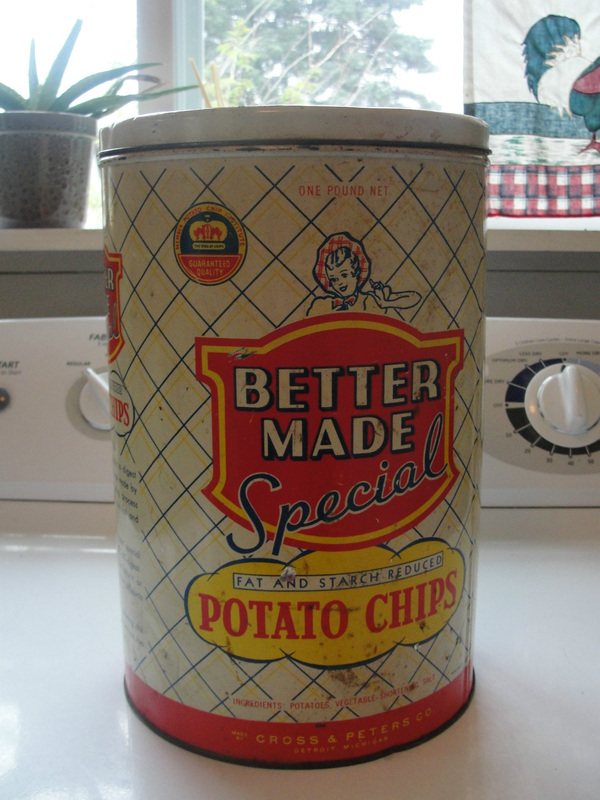 Potato Chips Tin Better Made