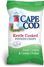 Cape Cod Sour Cream & Green Onion Kettle Cooked Potato Chips