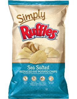 Ruffles Simply Salted Reduced Fat Potato Chips