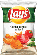 Lay's garden Tomato & Basil Potato Chips