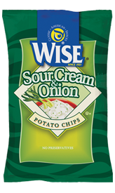 Wise Sour Cream & Onion Potato Chips