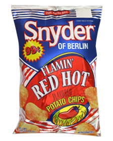 Snyder of Berlin Flamin' Red Hot Potato Chips