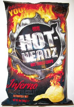 Hot Headz Inferno Potato Chips