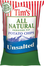 Tim's All Natural Reduced Fat Unsalted Potato Chips
