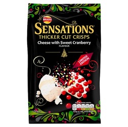 Walkers Sensations Cheese with Sweet Cranberry Crisps Review