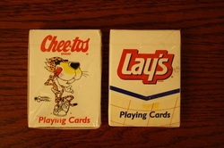 Cheetos and Lay's Playing Cards Vintage