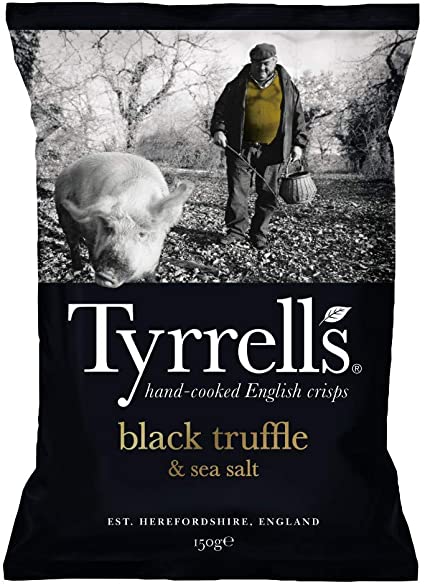 Tyrrell’s Black Truffle & Sea Salt Crisps 