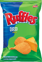 Ruffles Sabritas Queso Potato Chips
