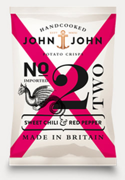 John & John Sweet Chili & Red Pepper Potato Chips