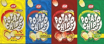 IGA Potato Chips by Mitchum