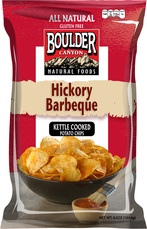 Boulder Canyon Natural Foods Hickory Barbeque Kettle Cooked Potato Chips