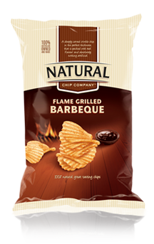 Snack Brands Australia Natural Chip Company Potato Chips Flame Grilled Barbeque