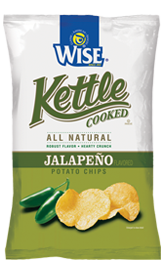 Wise Jalapeno Kettle Cooked Potato Chips