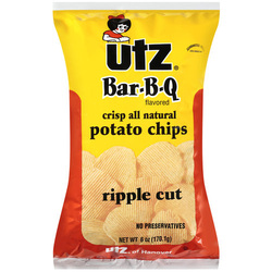 Utz Ripples Bar-B-Q Potato Chips