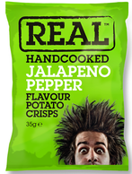 Real Handcooked Jalapeno Pepper Potato Crisps