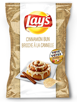 Lay's Do Us A Flavour Canada Cinammon Bun Flavor