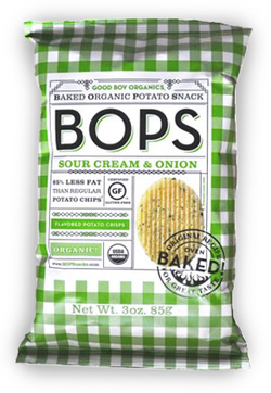 Sour Cream & Onion BOPS Baked Organic Potato Snacks