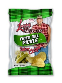 Larry The Cable Guy Tater Chips Fried Dill Pickle