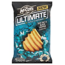 McCoys Ultimate Twice Flavoured Sea Salt & Black Pepper Crisps Review