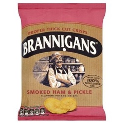 Brannigans Smoked Ham & Pickle Crisps Review