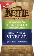 Kettle Chips -Reduced Fat Sea Salt and Vinegar Krinkle Cut