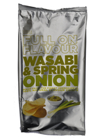 Marks & Spencer potato Crisps Full on Flavour Wasabi & Spring Onion