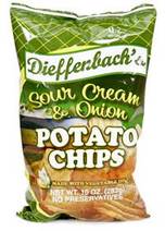 Dieffenbach's Sour Cream & Onion Potato Chips