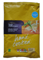 Sainsbury's Taste The Difference Hand Cooked Farmhouse Cheddar & Spring Onion Crisps Review