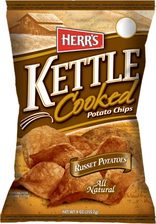 Herr's All Natural Kettle Cooked Russet Potato Chips