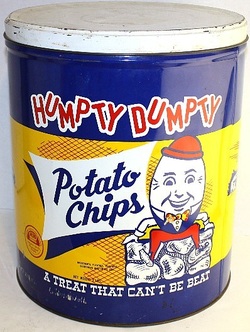 Potato Chips Tin Humpty Dumpty