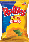 Ruffles Queso Jalapeno Potato Chips