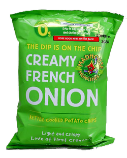 Madhouse Munchies Creamy french Onion Potato Chips