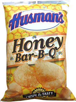 Husman's Potato Chips Honey Bar B Q