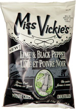 Miss Vickie's Potato Chips Lime & Black Pepper