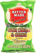 Better Made Sour Cream & Onion Wavy Potato Chips