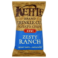 Kettle Brand Krinkle Cut Zesty Ranch Potato Chips