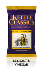 Kettle Classics Sea Salt & Vinegar Kettle Cooked Potato Chips