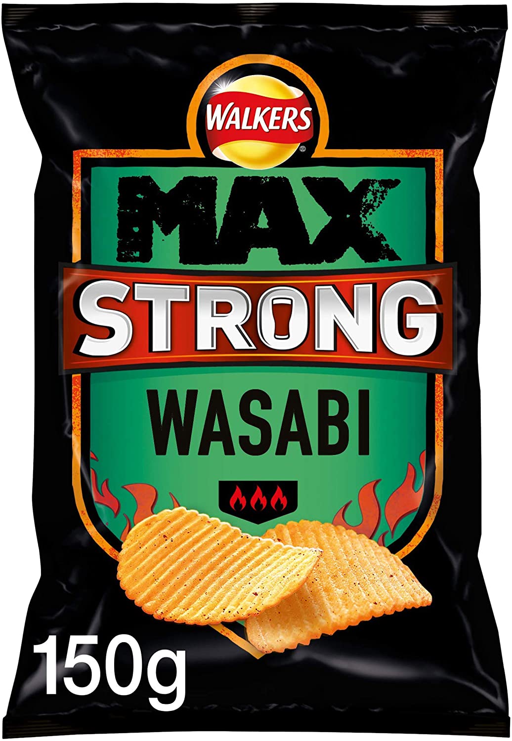 Walkers Max Strong Wasabi Crisps