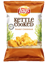 Lay's Sharp Cheddar Kettle Cooked Potato Chips
