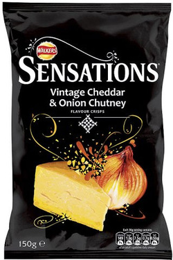 Walkers Sensations Vintage Cheddar & Onion Chutney