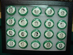 Packers Drenks Potatoe Chip Pins 1969 (complete set 20)