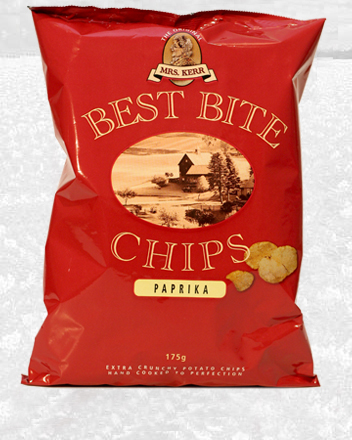 Crispo Denmark Best Bite Potato Chips Paprika