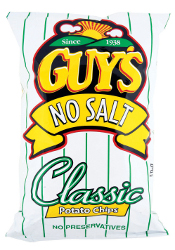Guy's No Salt Potato Chips