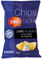 Sibell Light Potato Chips Sea Salt from Camargue