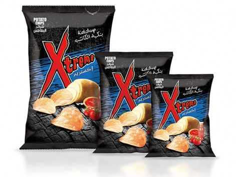 Notions Group XL Xtreme Ketchup Potato Chips Salted
